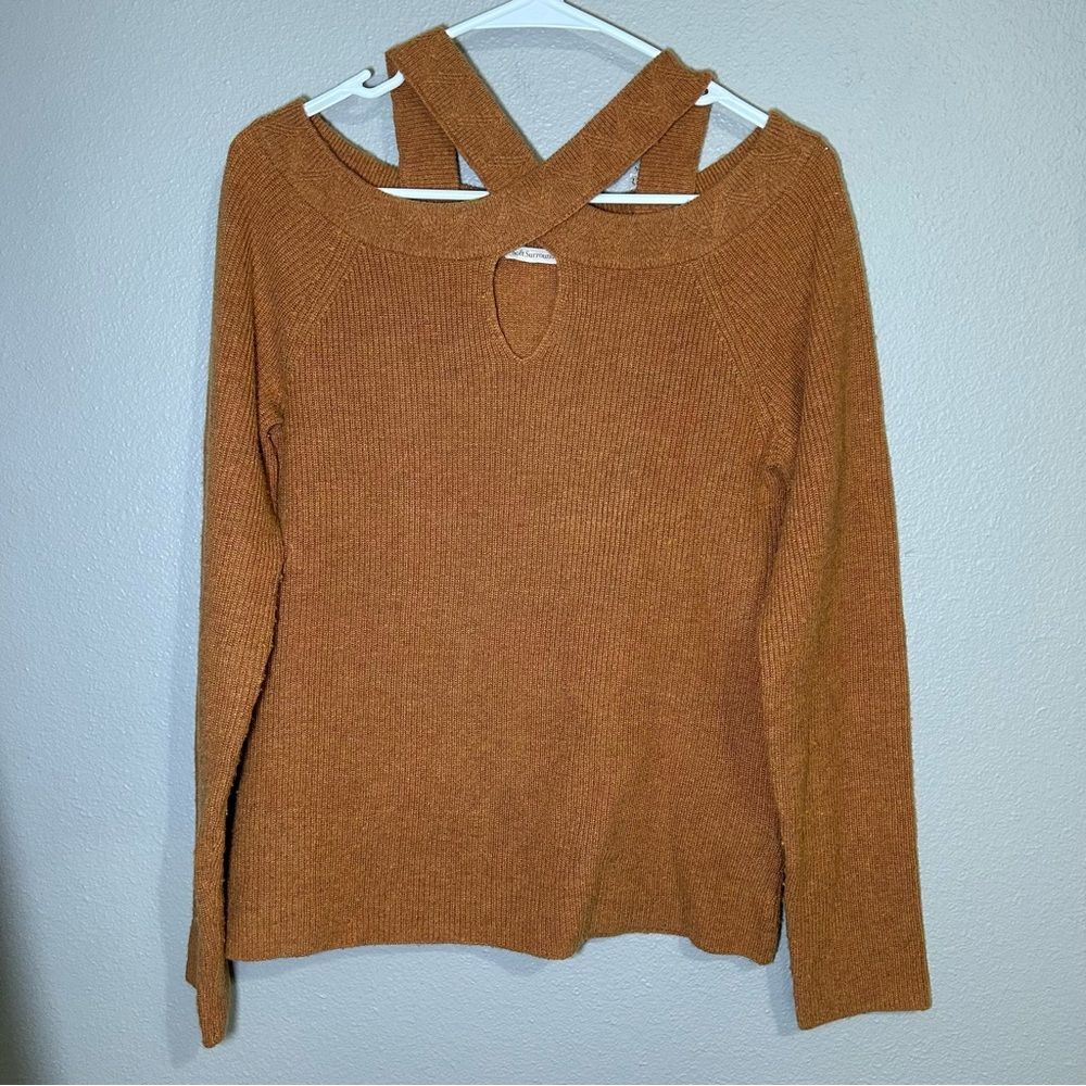 Soft Surroundings wool & alpaca blend ribbed knit sweater women’s size small